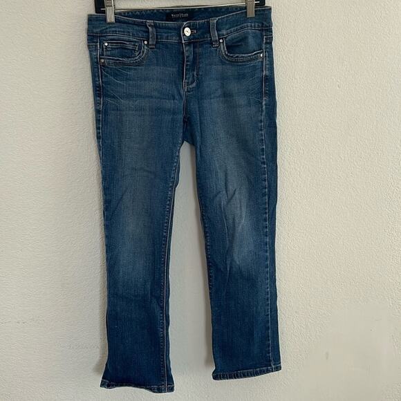 White House Black Market Crop Leg Denim Jeans - Picture 1 of 12